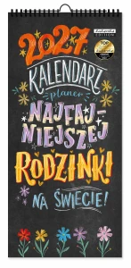Kalendarz na ścianę 2027 Planer Najfajniejszej Rodzinki
