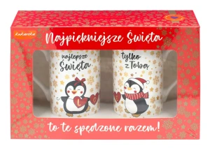 Kubki świąteczne komplet kubków na święta dla pary