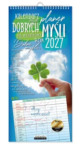 Kalendarz na ścianę 2027 Dobrych myśli Planer