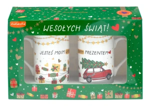 Kubki świąteczne komplet kubków na święta Wytątkowy prezent