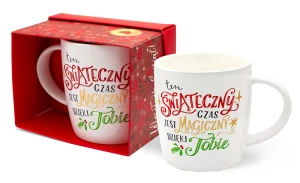 Kubek świąteczny porcelanowy prezent na święta Magiczny czas