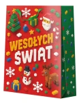 Torba do pakowania świąteczna duża XXL QJ Czerwona