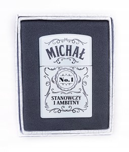 Zapalniczka prezent imieniem MICHAŁ IMIENINY #98