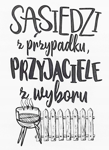 Ręcznik kuchenny na prezent dla sąsiadów