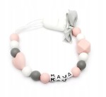 Silikonowa zawieszka do smoczka z imieniem KAJA