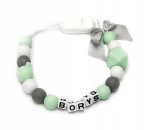 Zawieszka smoczka z imieniem BORYS prezent GADŻET