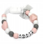 Zawieszka do smoczka z imieniem AGATA dla niej HIT