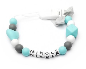 Silikonowa zawieszka z imieniem NIKOLA upominek