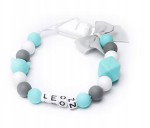 Silikonowa zawieszka z imieniem LEON MIKOŁAJ HIT