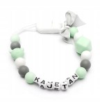 Silikonowa zawieszka do smoczka z imieniem KAJETAN