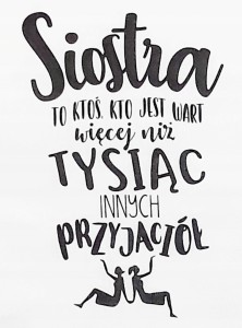 Ręcznik kuchenny do kuchni Prezent dla siostry Siostra