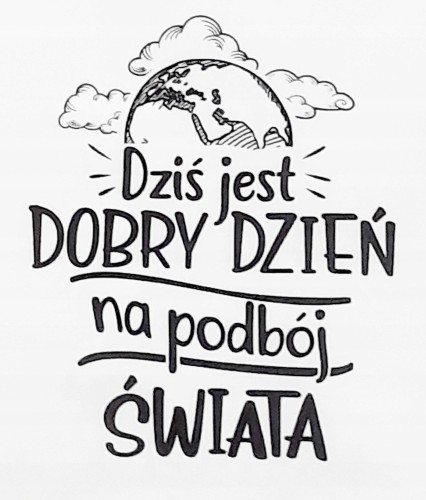 ręcznik kuchenny z nadrukiem Dobry Dzień – dekoracyjny gadżet kuchenny