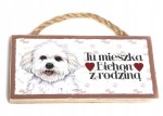 Magnes zawieszka BICHON prezent upominek #7