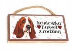 Magnes zawieszka BASSET prezent upominek #3