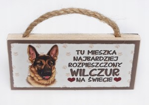 Magnes zawieszka WILCZUR rasy prezent upominek #47