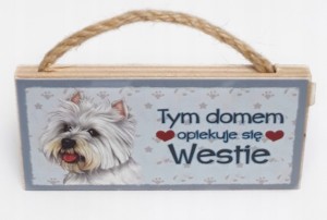 Magnes zawieszka WESTIE rasy prezent upominek #46