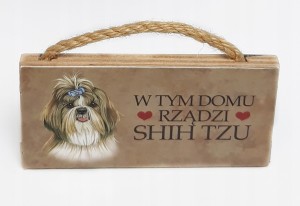 Magnes zawieszka z psem SHIH TZU rasy prezent upominek #42