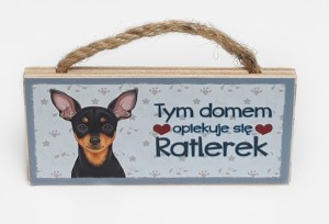 Magnes zawieszka RATLEREK rasy prezent upominek#41
