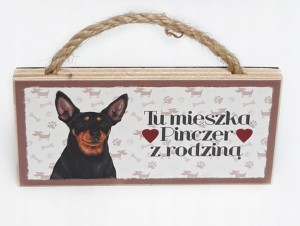 Magnes zawieszka PINCZER rasy prezent upominek #40