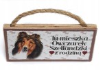 Magnes zawieszka z psem OWCZAREK rasy prezent #36