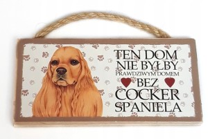Magnes zawieszka psem COCKER SPANIEL pies rasy #16