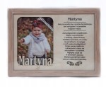Ramka zdjęcie MARTYNA urodziny prezent ROCZEK HIT