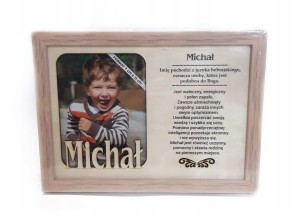 Ramka zdjęcie MICHAŁ urodziny prezent GADŻET niego