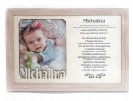 Ramka zdjęcie MICHALINA urodziny prezent ROCZEK
