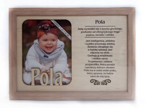 Ramka na zdjęcie POLA urodziny roczek prezent