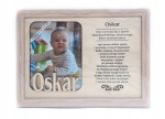 Ramka na zdjęcie OSKAR urodziny roczek prezent