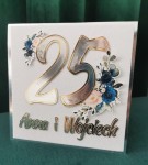 Kartka na rocznicę ślubu z imionami