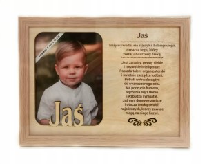 Ramka na zdjęcie JAŚ urodziny imieniny prezent