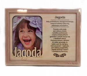 Ramka na zdjęcie JAGODA urodziny imieniny prezent