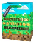 Torba prezentowa rozmiar M torebka piksele minecraft