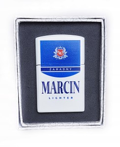 Zapalniczka prezent imieniem MARCIN IMIENINY #92