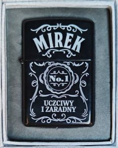 Zapalniczka prezent imieniem MIREK IMIENINY #96 100