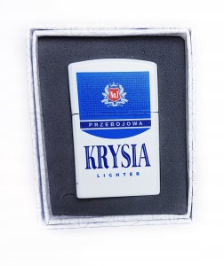 Zapalniczka prezent imieniem KRYSIA dla niej #82