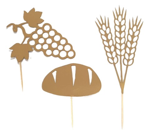 toppery na tort komunijny winogron kłos chleb.jpg