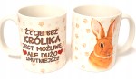 Kubek z królikiem KRÓLIK prezent URODZINY gadżety z królikiem