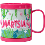 Plastikowy kubek z imienim MARYSIA