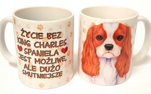 Kubek z psem pies RASY KING prezent NA URODZINY