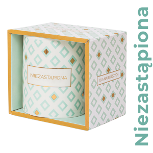 Pastelowy kubek z napisem Niezastąpiona
