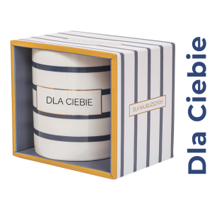 Pastelowy kubek z napisem dla Ciebie niebieski