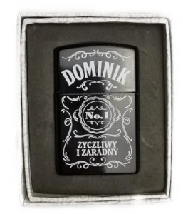 Zapalniczka prezent imieniem DOMINIK dla niego