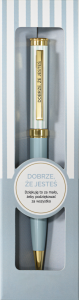 Długopis z napisem DOBRZE, ŻE JESTEŚ  