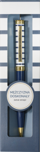 Długopis z napisem MĘŻCZYZNA DOSKONAŁY  