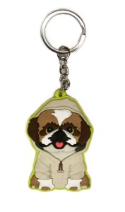 Brelok do kluczy z psem Shihtzu