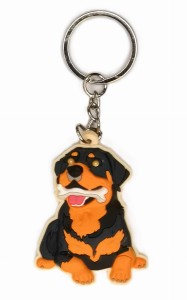 Brelok do kluczy z psem Rottweiler 