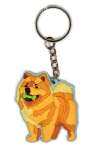 Brelok do kluczy z psem Pies Chow chow