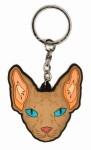 Brelok do kluczy z kotem Kot Sfinks